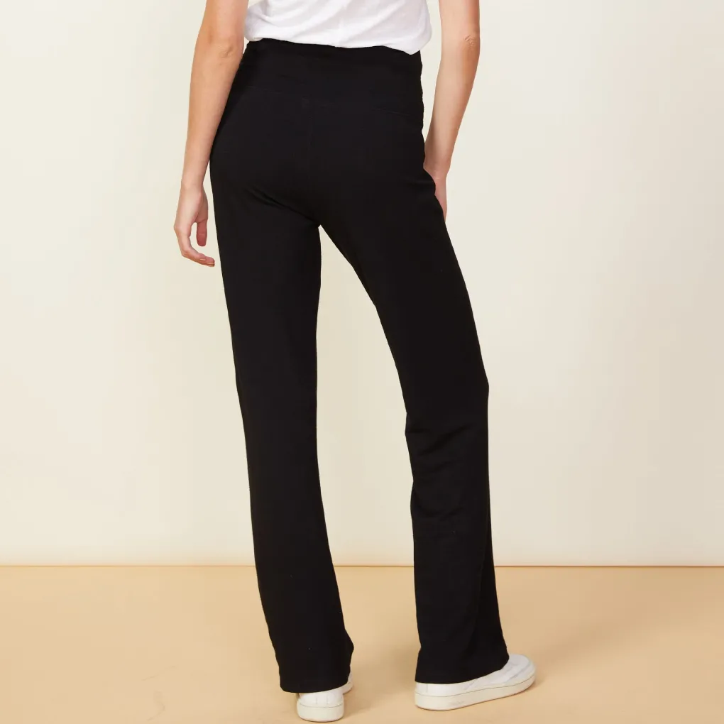 Supersoft|Sweats*MONROW Supersoft Flare Pant BLACK