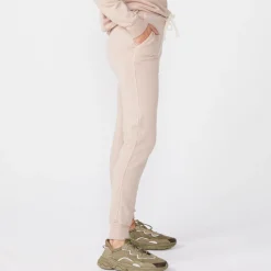 Sweats*MONROW Supersoft Fleece Girlfriend Sweats TAUPE