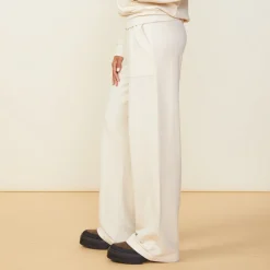 Sweats*MONROW Supersoft Fleece Patch Pocket Sweat OFFWHITE