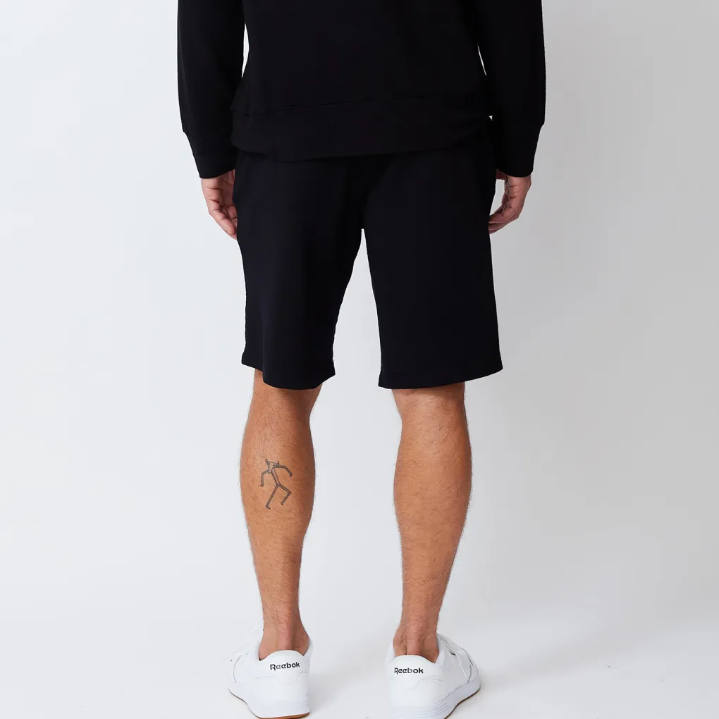 Men's Bottoms|Mens Sale*MONROW Supersoft Fleece Shorts BLACK