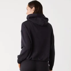 Supersoft|Hoodies*MONROW Supersoft Fleece Slouchy Pullover FADEDBLACK