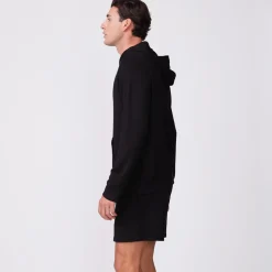 Mens Sale|Men's Sale*MONROW Supersoft Fleece Zip Up Hoody BLACK