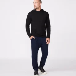 Mens Sale|Men's Sale*MONROW Supersoft Pullover Hoody BLACK