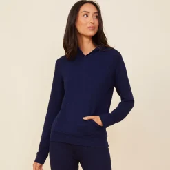 Supersoft|Sets*MONROW Supersoft Pullover Hoody NAVY