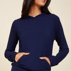 Supersoft|Sets*MONROW Supersoft Pullover Hoody NAVY