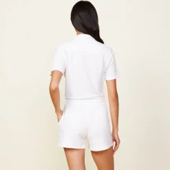 Supersoft|Rompers*MONROW Supersoft Romper WHITE