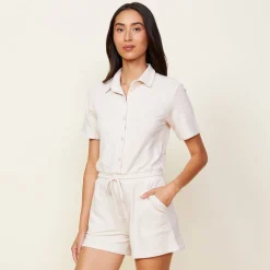 Supersoft|Rompers*MONROW Supersoft Romper BONE