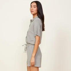 Supersoft|Rompers*MONROW Supersoft Romper GREENTEA