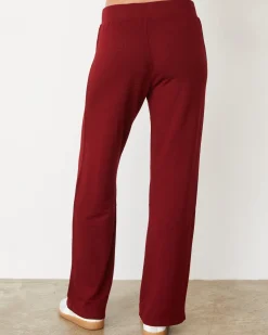 Supersoft|Sets*MONROW Supersoft Straight Leg Vintage Sweat RUBY