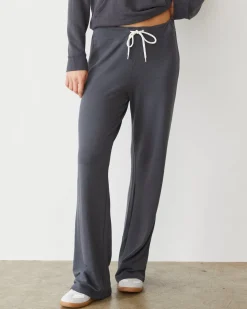Supersoft|Sweats*MONROW Supersoft Straight Leg Vintage Sweat VINTAGEBLACK