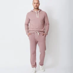 Men's Bottoms|Mens Sale*MONROW Supersoft Vintage Sweats - Color ROUGE