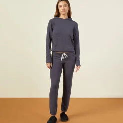 Supersoft|Sweats*MONROW Supersoft Vintage Vintage Black Sweats VINTAGEBLACK