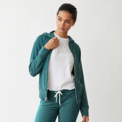 Zip-Up Hoodies|Supersoft*MONROW Supersoft Zip Up Hoody CACTUS