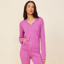 Supersoft|Zip-Up Hoodies*MONROW Supersoft Zip Up Hoody ACAI