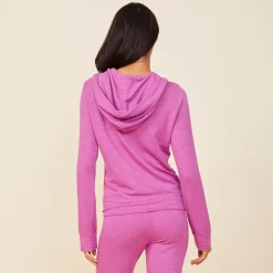 Supersoft|Zip-Up Hoodies*MONROW Supersoft Zip Up Hoody ACAI