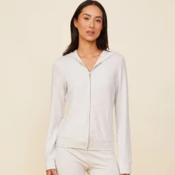 Supersoft|Sets*MONROW Supersoft Zip Up Hoody - Color ASH
