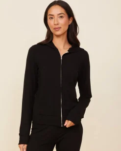 Supersoft|Sets*MONROW Supersoft Zip Up Hoody - Color BLACK