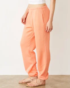 Sweats*MONROW Teddy Fleece Relaxed Sweat SORBET