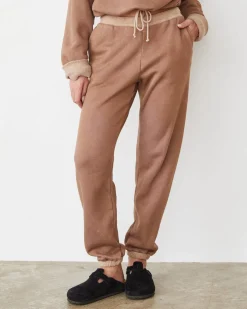 Travel Essentials|Sweats*MONROW Teddy Fleece Sweat WALNUT