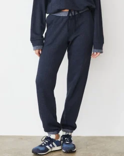 Travel Essentials|Sweats*MONROW Teddy Fleece Sweat DARKNAVY
