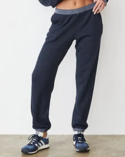 Travel Essentials|Sweats*MONROW Teddy Fleece Sweat DARKNAVY