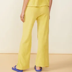 Terry|Sweats*MONROW Terry Cloth High Waisted Flare Sweat KIWI