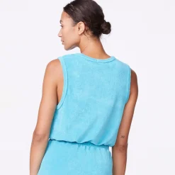 Terry*MONROW Terry Cloth Tank SKY