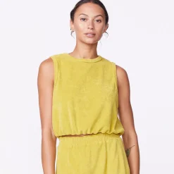 Terry*MONROW Terry Cloth Tank AVOCADO