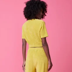 Terry*MONROW Terry Cloth Tee AVOCADO