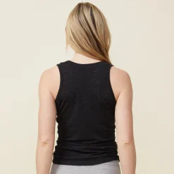 Tanks*MONROW Textured Tri Blend Narrow Tank - BLACK