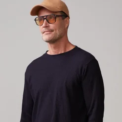 Men's Tops*MONROW Thermal Long Sleeve Crew BLACK