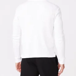 Men's Tops|Mens Sale*MONROW Thermal Long Sleeve Crew WHITE