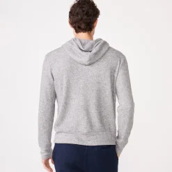 Men's Tops|Mens Sale*MONROW Thermal Pullover Hoody DARKHEATHER