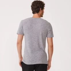 Men's Tops|Mens Sale*MONROW V Neck Tee GRANITE