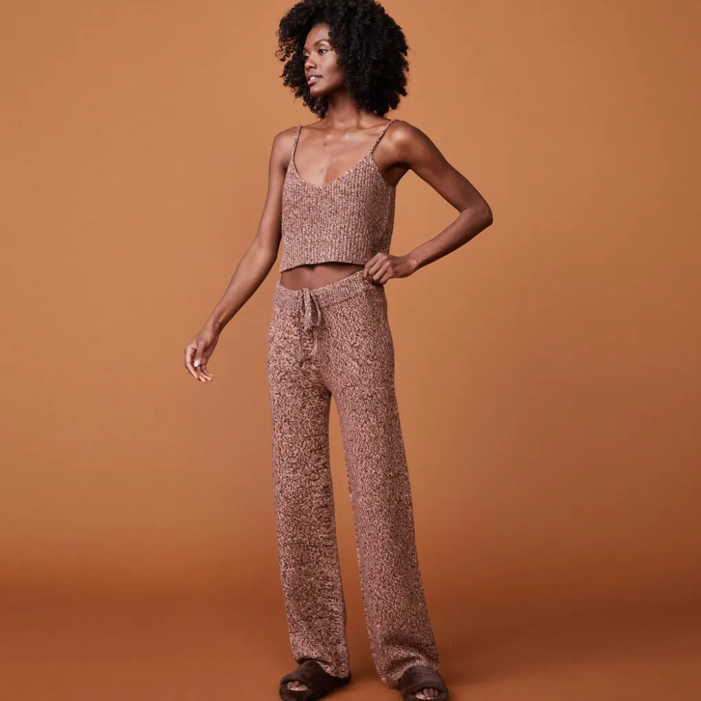 Sweats*MONROW Wool Cashmere Lounge Pant POMEGRANATE