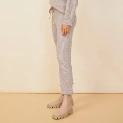 Sweats*MONROW Wool Cashmere Space Dye Vintage Sweat OATMEAL