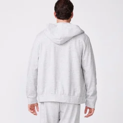 Mens Sale|Men's Sale*MONROW Zip Up Hoody HEATHERGREY